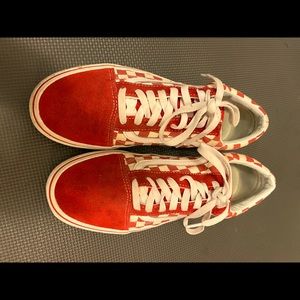Mens Checked Vans size 9.5